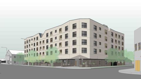 Rendering of 6550 Normandie Avenue