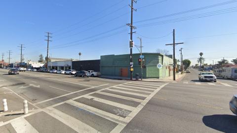 View looking northeast from 91st Street and Western Avenue