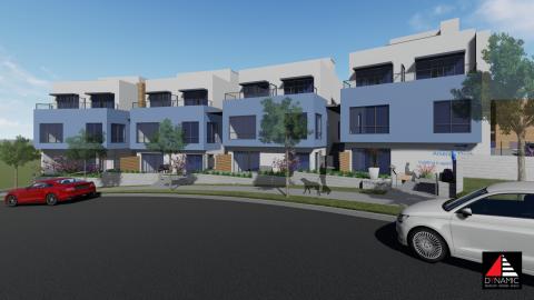 View of 1011 N Everett Street from ground level
