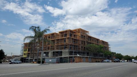 Construction at 860 E Valley Boulevard