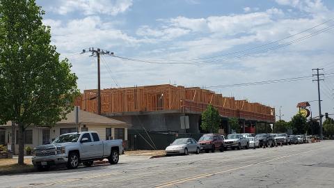 Construction of The One at Valley and Del Mar