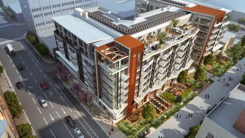 Rendering of Broadstone Promenade