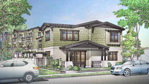 Rendering of 439 N Hill Avenue from Hill Avenue