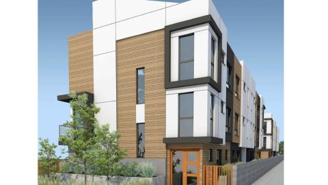Rendering of 8327 N Burnet Avenue looking southwest