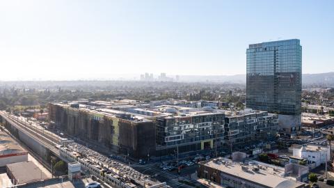 Aerial view of the Cumulus District in July 2021