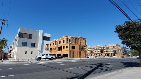 Construction of Rosecrans Place