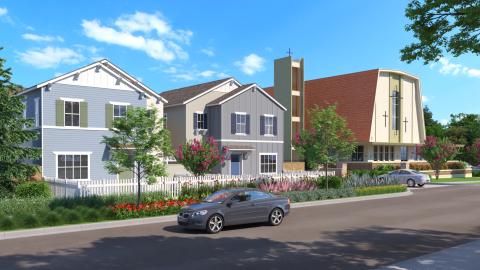Rendering of the Citrange development in Whittier