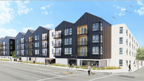 Rendering of the West Carson Villas