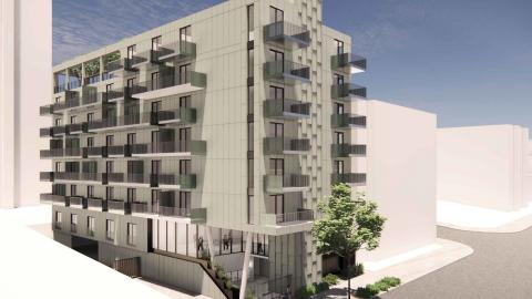 Rendering of 603 S Marpiosa Avenue looking northwest