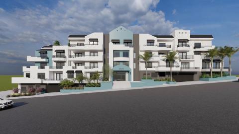 East elevation of Terraces at La Cienega