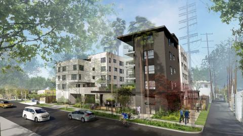 Rendering of 1041-1049 N Martel Avenue