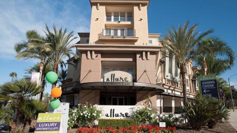 View of the Allure apartments