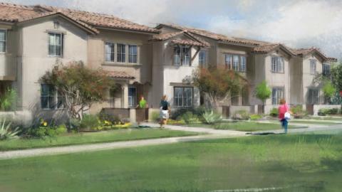Illustration of the River Park development