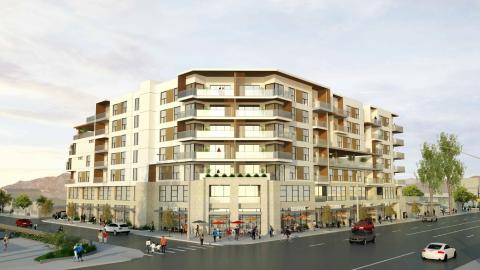 Rendering of Prospect Villa development
