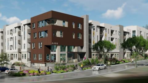 Rendering of Rose Hill Courts
