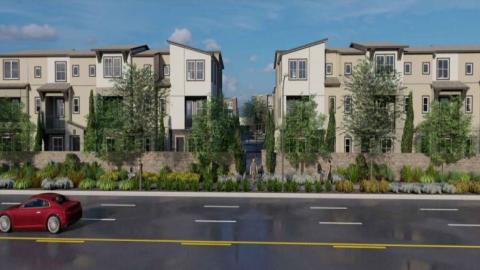 Rendering of Melia Homes development on 11733 Florence Avenue