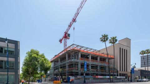 View of 9000 Wilshire looking southwest
