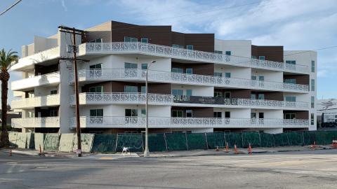 View of Solari looking northwest from Silver Lake Boulevard