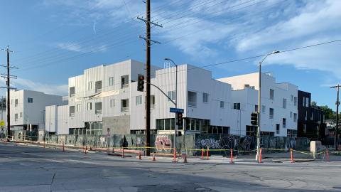 View of the Dillon II from Silver Lake Boulevard looking northwest