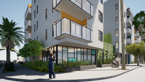 Rendering of 2400 Long Beach Boulevard
