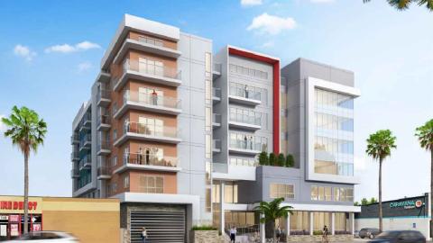 Rendering of 923-927 Long Beach boulevard