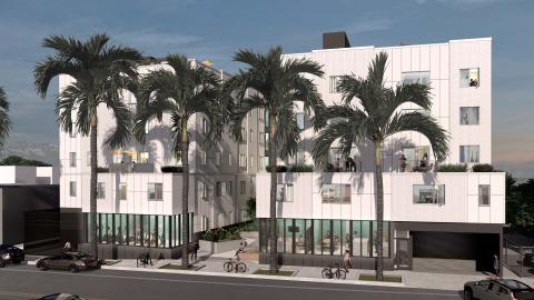 Rendering of 1017-1027 N Berendo Street