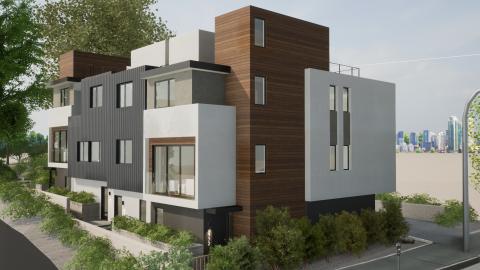Rendering of the Rowena Residences