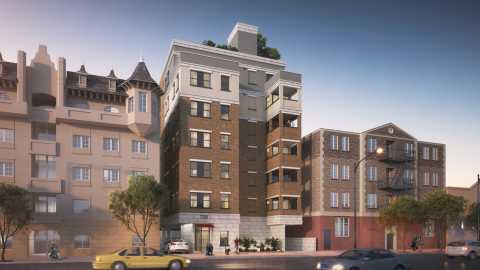 Rendering of 738 S Normandie Avenue