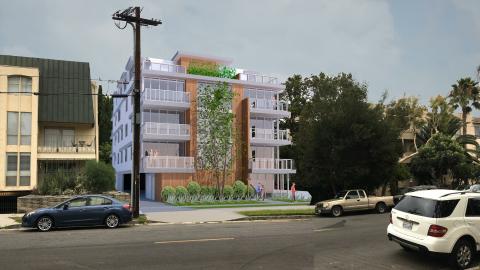 Rendering of the 1808 Canyon Lofts