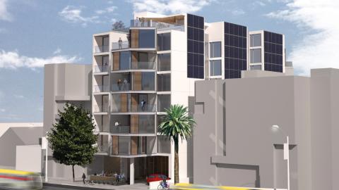Rendering of 516 Colorado Avenue, view looking southeast
