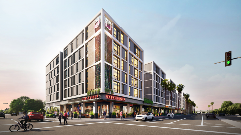 Rendering of the Hub Fullerton