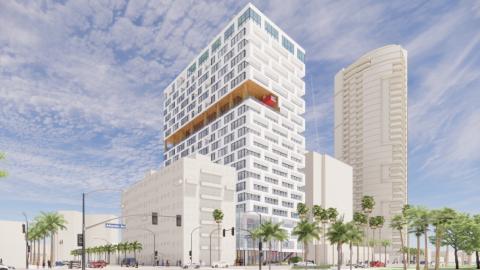 Rendering of 615 E Ocean Boulevard