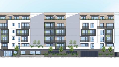 Pacific Avenue elevation
