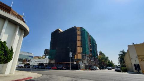 Construction underway at 5877 W 3rd Street