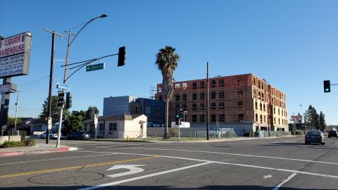 Construction at 11814 Aviation Boulevard