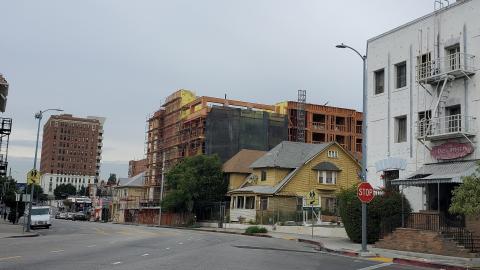 View of 1537 W 8th Street looking northwest