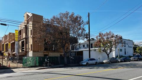 Construction at 2820 W Rowena Avenue