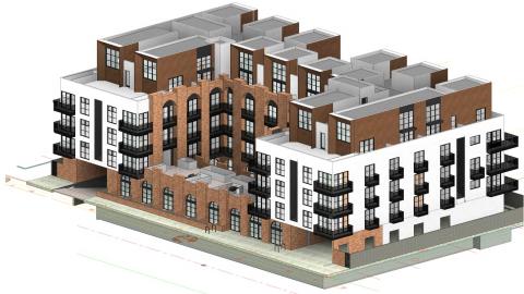 Overhead perspective of 2859 Francis Avenue