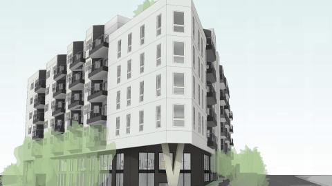 Rendering of 3301 W Beverly Boulevard