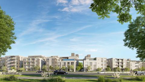 Rendering of The Legacy at 6865 S L aCienega Boulevard and 5201-5309 W Knowlton Street