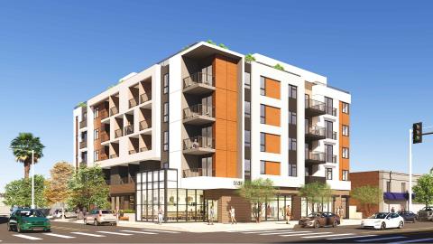Rendering of 5537 W Santa Monica Boulevard
