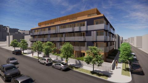 Rendering of 1000-1014 N Alfred Street