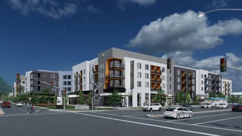 Rendering of the Cabrillo Town Center development