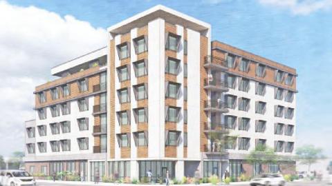 Rendering of 2111 Firestone Boulevard