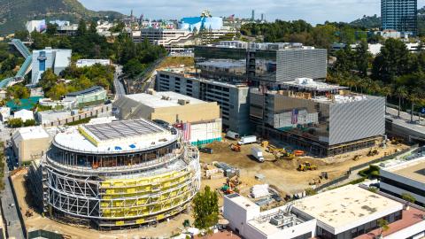 Aerial view of the Campus at Universal 