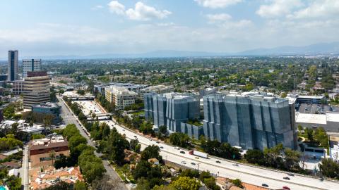 View of Warner Bros. Second Century Expansion looking northwest