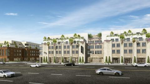 Rendering of Rae on Sunset, day