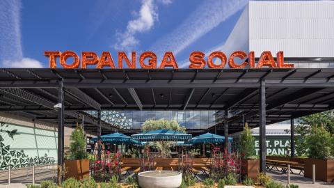 Entrance to Topanga Social