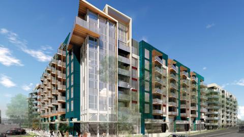 Rendeirng of 1 Golden Shore development 