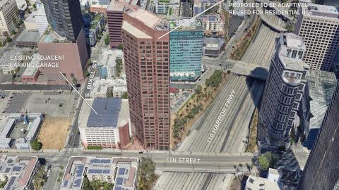 Aerial view of 1055 7th Street